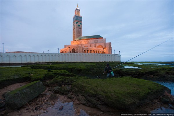 мечеть Хассана II вид от океана